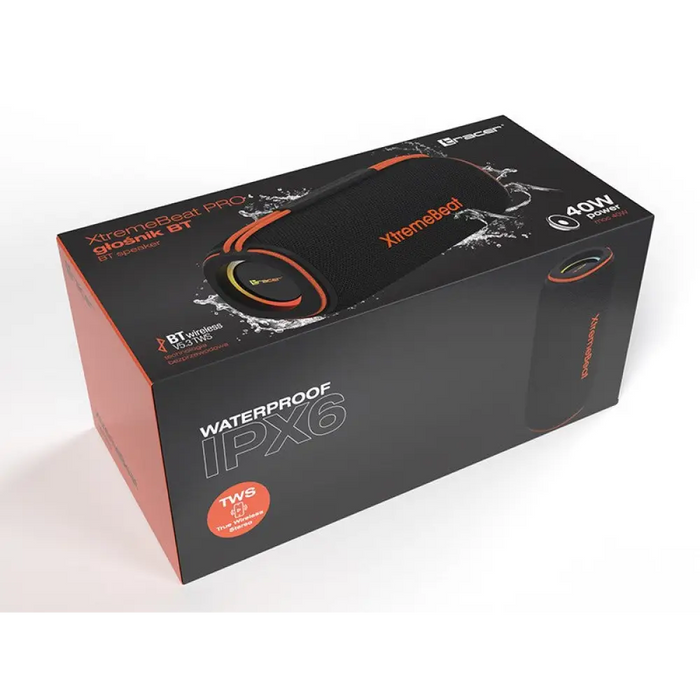 Преносими блутут колони Tracer XtremeBeat Pro Черен 40 W