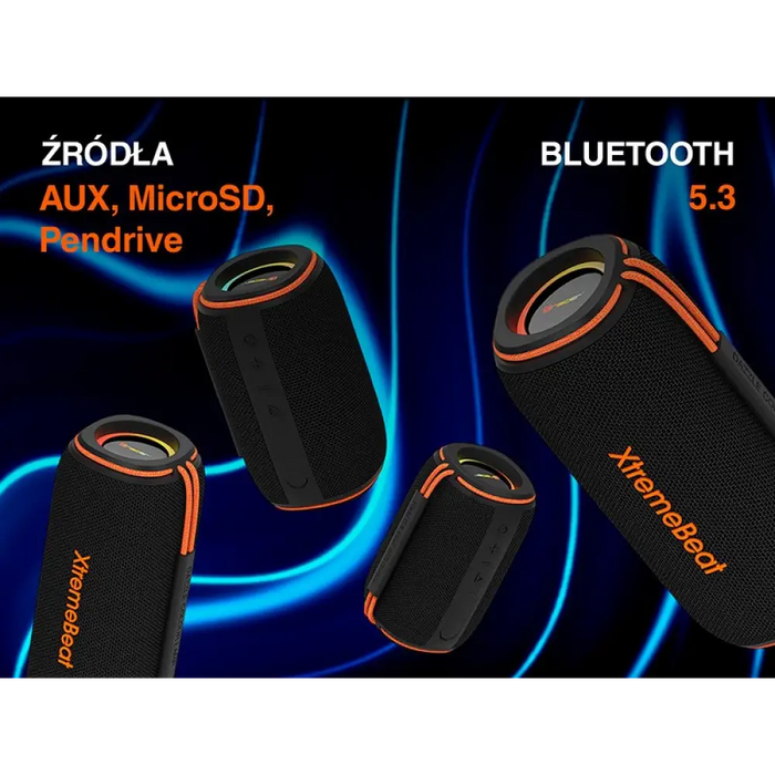 Преносими блутут колони Tracer XtremeBeat TWS Черен 15 W