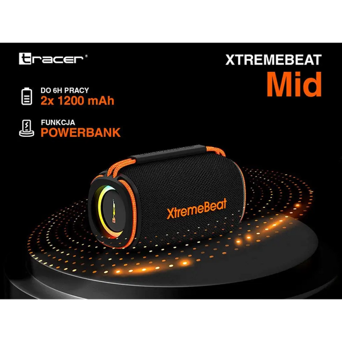 Преносими блутут колони Tracer XtremeBeat TWS Черен 15 W