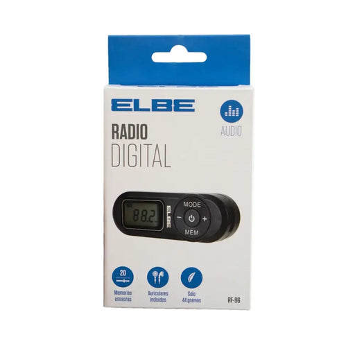 Преносимо дигитално радио ELBE RF96 Черен FM
