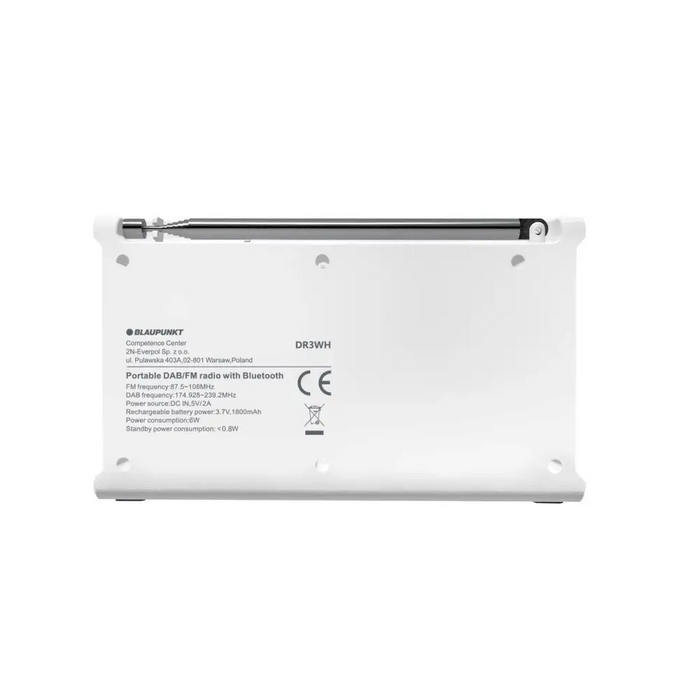 Преносимо радио Blaupunkt DR3WH Бяло