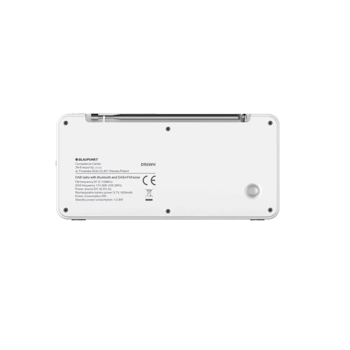 Преносимо радио Blaupunkt DR6WH Бяло