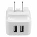 Преносимо зарядно устройство Startech USB2PACWH Черен 65 W