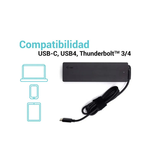 Преносимо зарядно устройство i-Tec CHARGER-C100W Черен