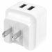 Преносимо зарядно устройство Startech USB2PACWH Черен 65 W