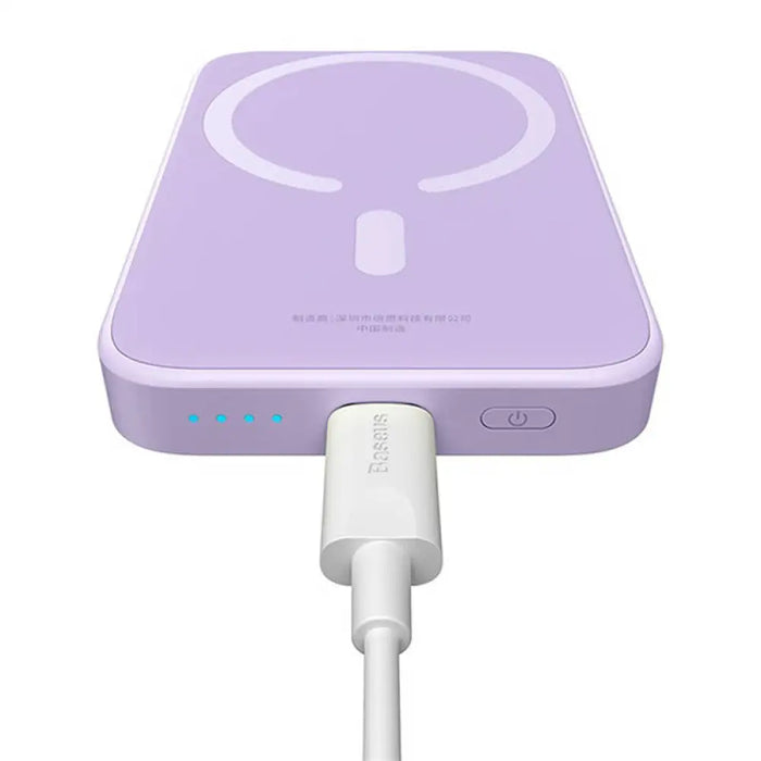 Преносима батерия Baseus 6000 mAh 20W лилава