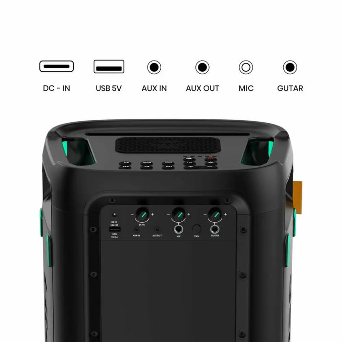 Преносими блутут колони Hisense PARTY STORM Черен 300 W