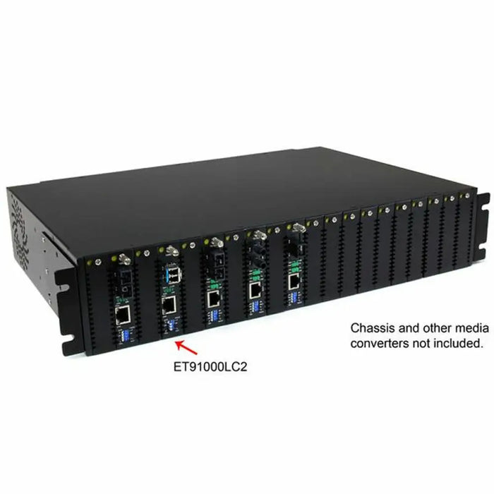 Преобразувател от RJ45 до оптична оптика Startech ET91000LC2