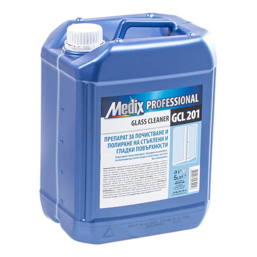 ПРЕПАРАТ ЗА СТЪКЛА И ПРОЗОРЦИ 5 L GCL 201 MEDIX PROFESSIONAL