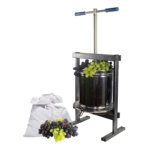 ПРЕСА ЗА ГРОЗДЕ 15L ДВОЙНА ВАНА 43X40X28CM VILEN 4949