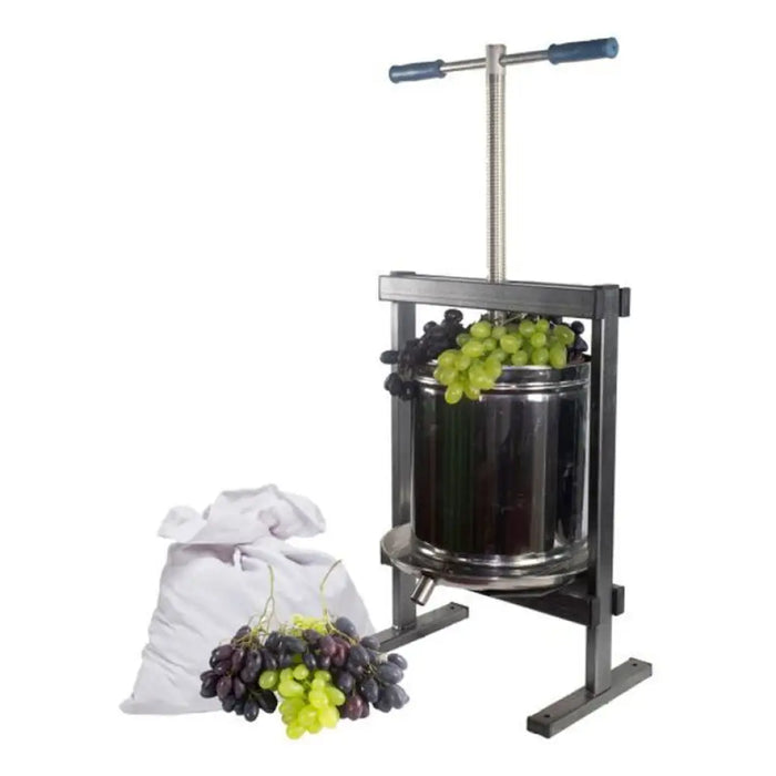 ПРЕСА ЗА ГРОЗДЕ 15L ДВОЙНА ВАНА 43X40X28CM VILEN 4949