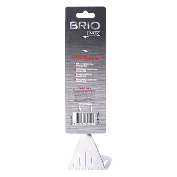 ПРЕСА ЗА КАРТОФИ 33 СМ BRIO INOX PEARL