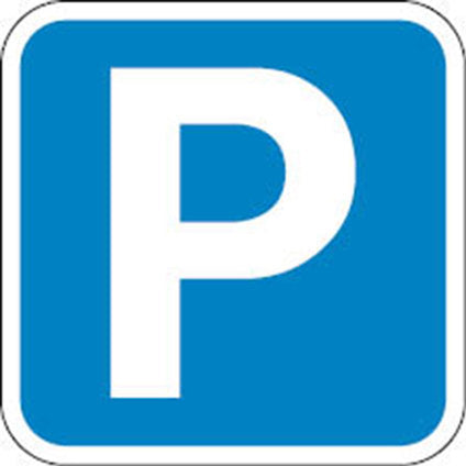 СТИКЕР 12 X 12 CM PREVENTA "МЯСТО ЗА ПАРКИРАНЕ"