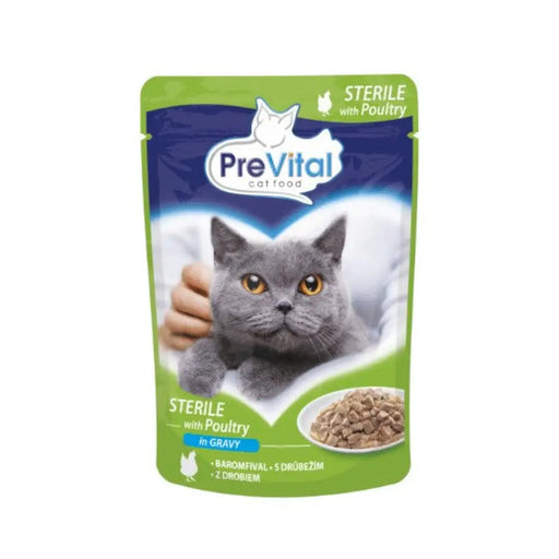 PREVITAL Cat Food Sterile Poultry in Sauce - Мокра котешка
