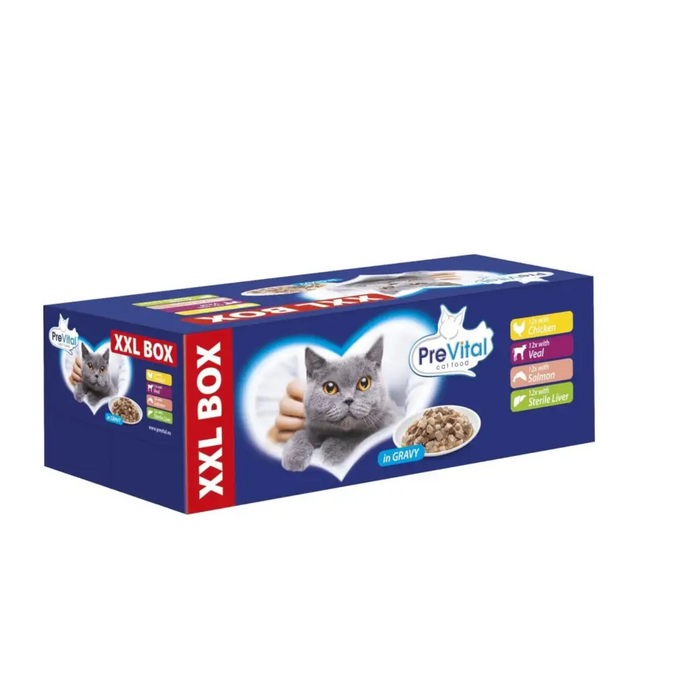 PREVITAL XXL BOX Ароматизирана смес с пилешко телешко