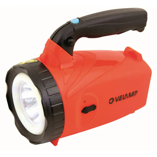 Презареждаем LED ръчен прожектор Velamp SUPER HORNET 5 W