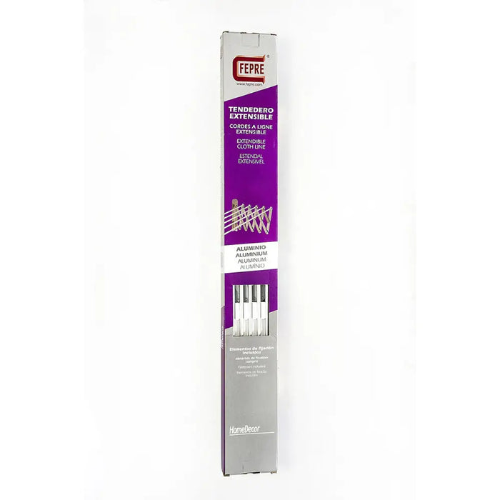 Прибиращ се Простор за Дрехи Алуминий 120 x 70 x 23 cm