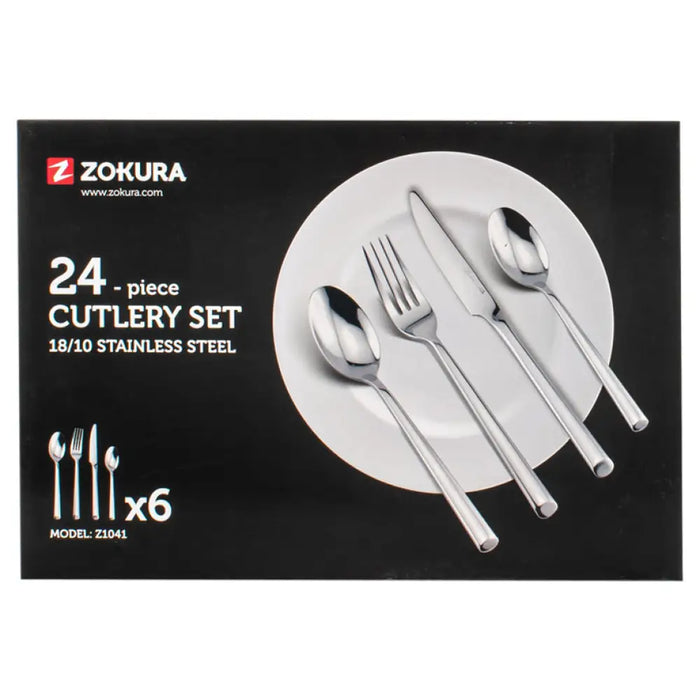 ПРИБОРИ ЗА ХРАНЕНЕ 24 ЧАСТИ 18/10 Z1041 ZOKURA