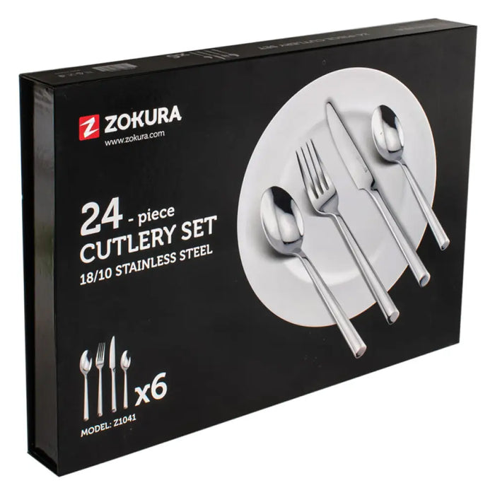 ПРИБОРИ ЗА ХРАНЕНЕ 24 ЧАСТИ 18/10 Z1041 ZOKURA