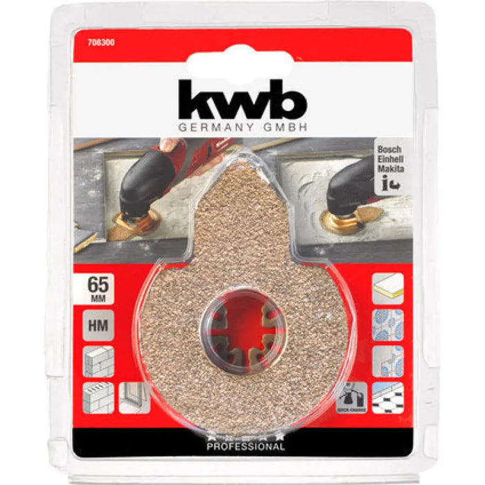 ПРИСТАВКА ПОЛУКРЪГЛА 65 MM НМ KWB