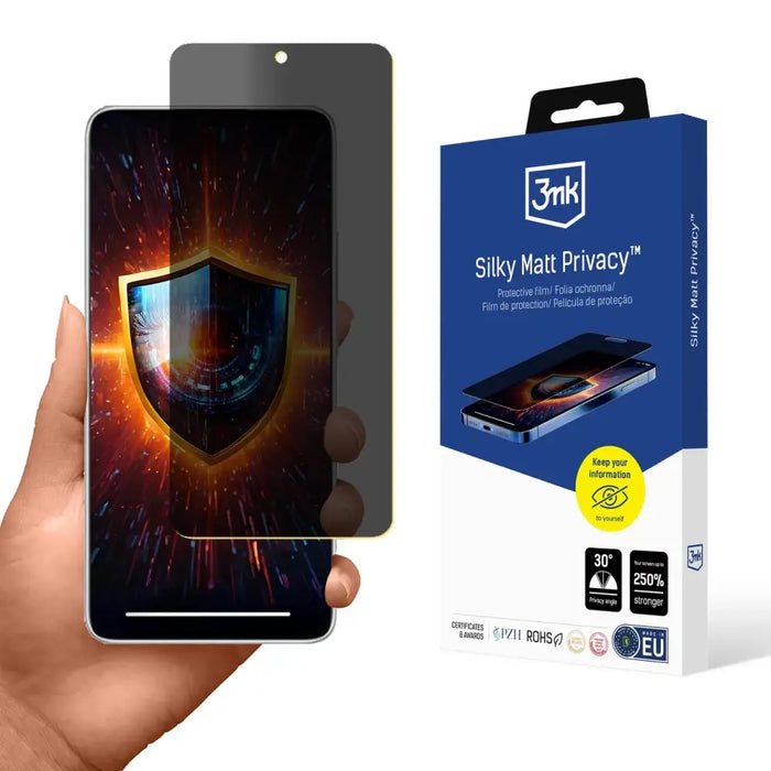 Privacy Film 3mk Silky Matt Privacy за Xiaomi Redmi Note 14