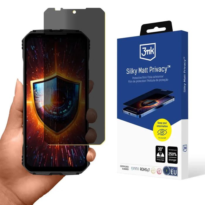 Privacy Screen Protector 3mk Silky Matt Privacy™ за Doogee