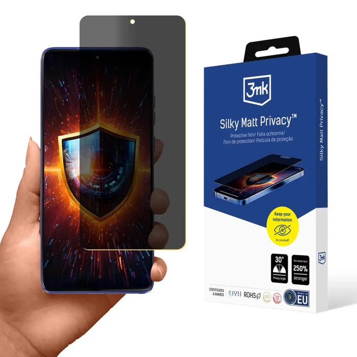 Privacy Screen Protector 3mk Silky Matt Privacy за Motorola