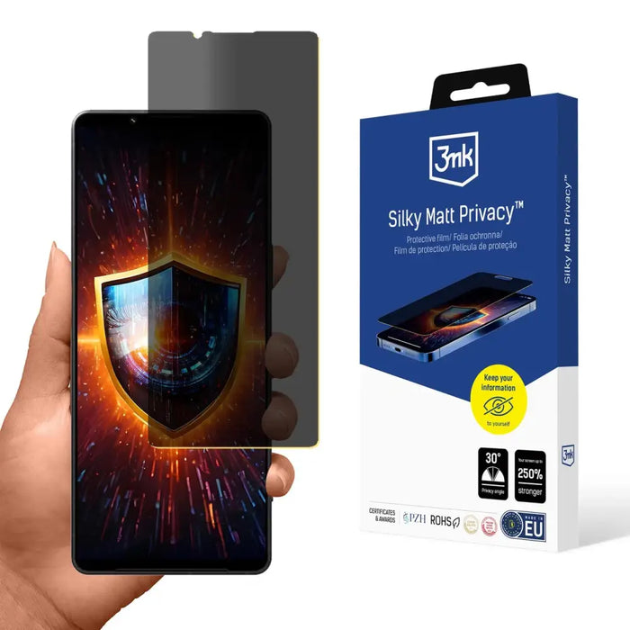 Privacy Screen Protector 3mk Silky Matt Privacy за Sony