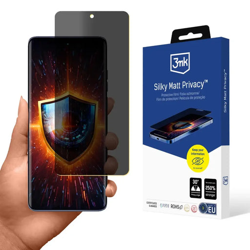 Privacy Screen Protector 3mk Silky Matt Privacy за Motorola