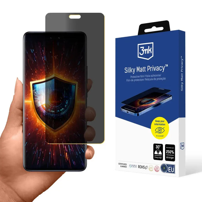 Privacy скрийн протектор 3mk Silky Matt Privacy за Xiaomi