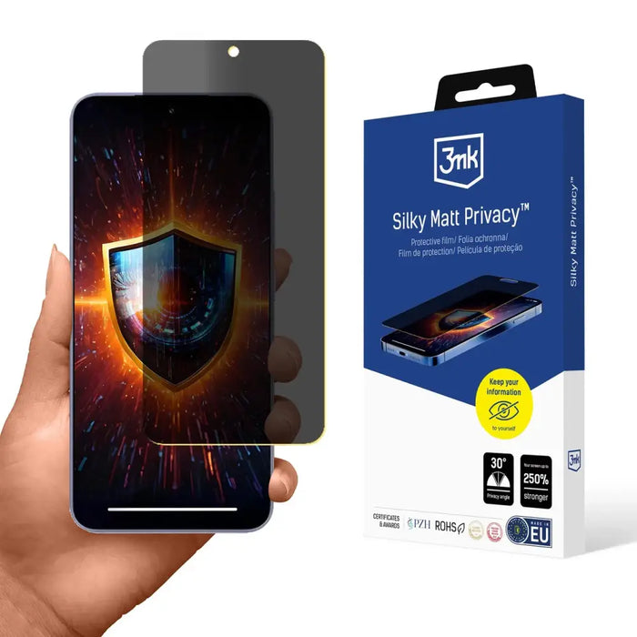 Privacy скрийн протектор 3mk Silky Matt Privacy за Xiaomi 15