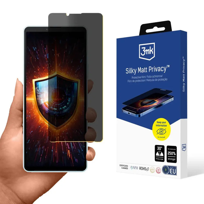 Privacy скрийн протектор 3mk Silky Matt Privacy за Sony