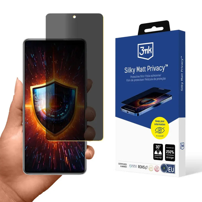 Privacy скрийн протектор 3mk Silky Matt Privacy за Xiaomi