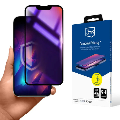 Privacy Tempered Glass 3mk Rainbow Privacy за Apple iPhone