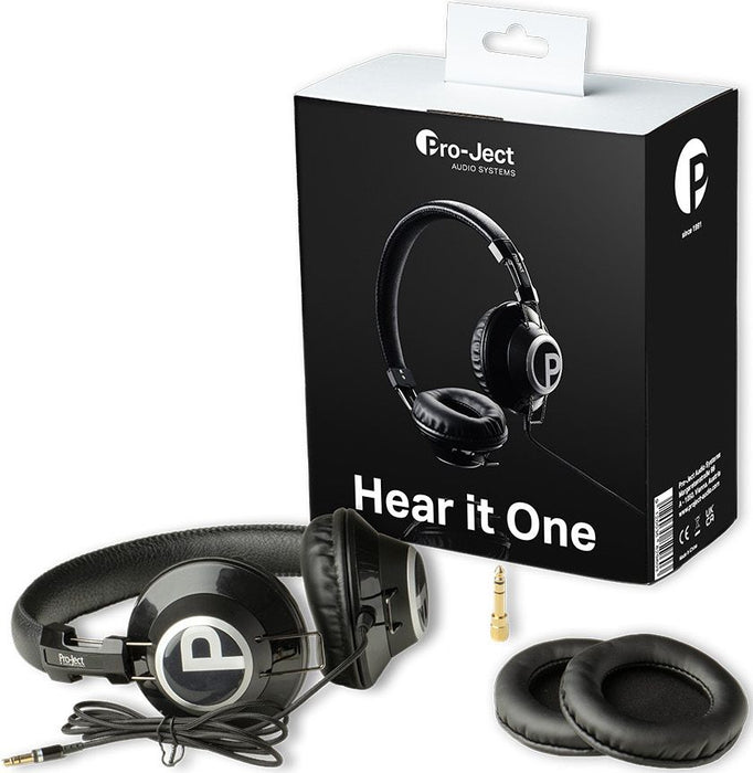 Слушалки Pro-Ject - Hear it 1 Anniversary, черни