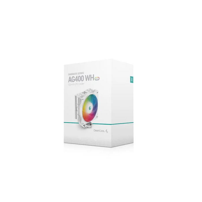 Процесор DeepCool AG400 WH ARGB 12 cm Бял