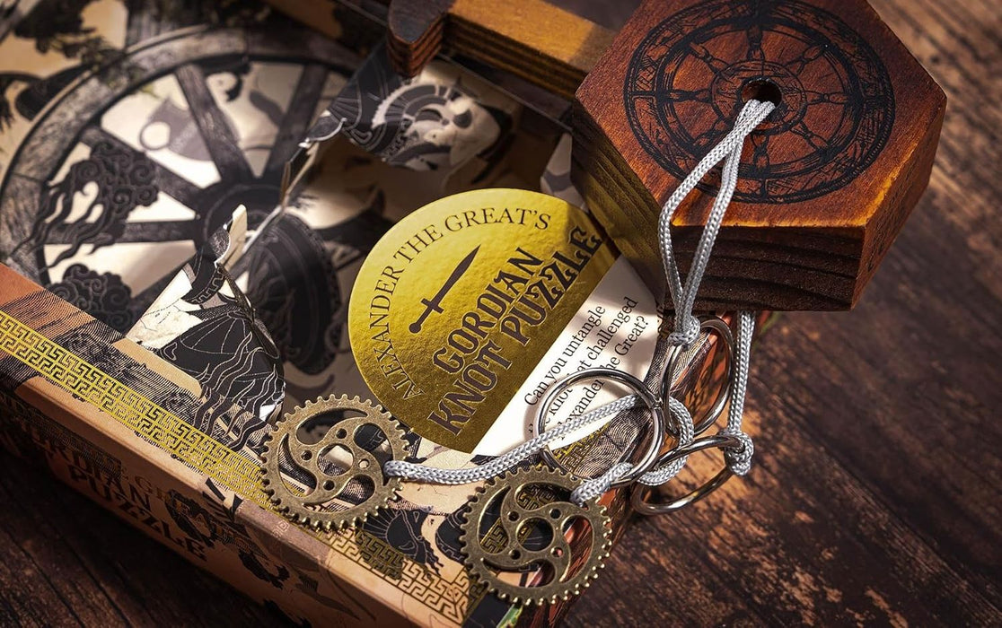 Логически дървен 3D пъзел Professor Puzzle - Гордиевия възел на Александър Велики