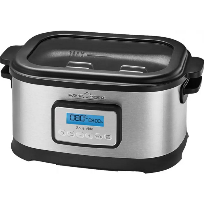 ProfiCook PC-SV 1112 8 л 520 вата Черен Неръждаема стомана