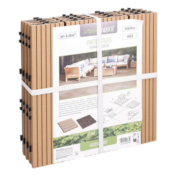 DECKING TILES 30X30CM PROGARDEN WD1800010