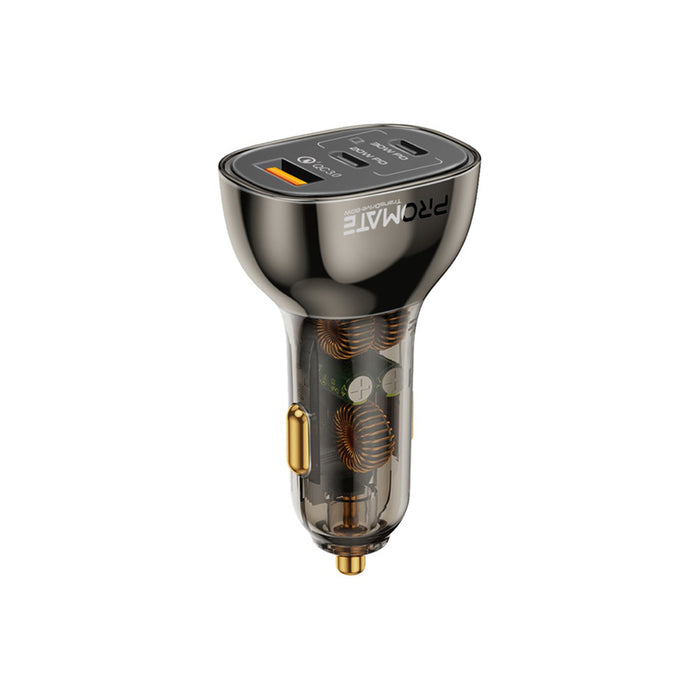 ЗАРЯДНО 12V PROMATE 80W PD DUAL TYPE-C