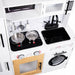 PROMIS WOODEN CHILDREN’S KITCHEN WITH ACCESSORIES