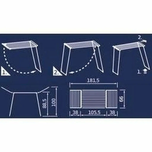 Простор Leifheit CLASSIC Solid 180 Бял Найлон Стомана