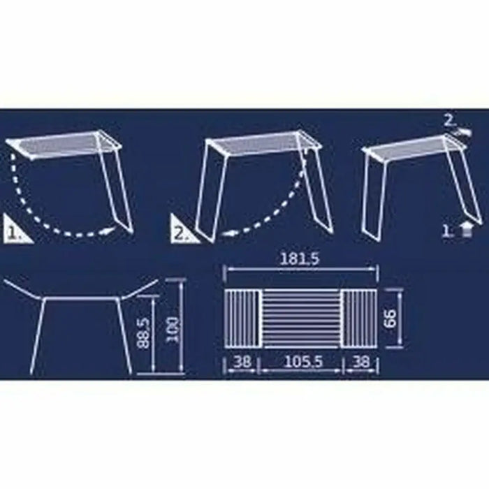 Простор Leifheit CLASSIC Solid 180 Бял Найлон Стомана