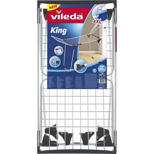 ПРОСТОР СУШИЛНИК ЗА ДРЕХИ KING VILEDA