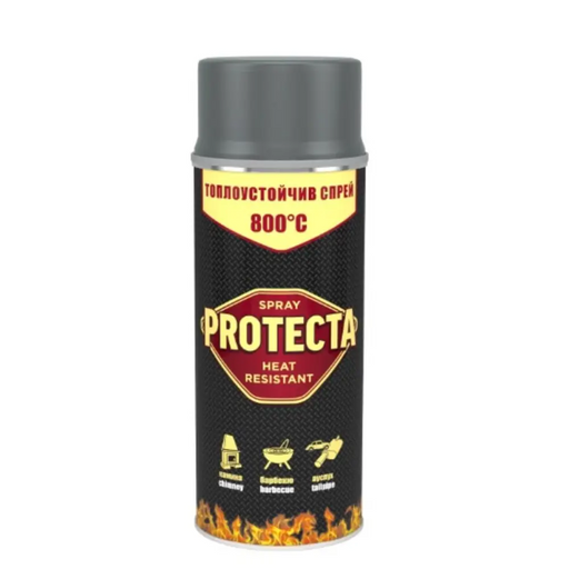 PROTECTA ТОПЛОУСТОЙЧИВ СПРЕЙ СИВ 400млPR