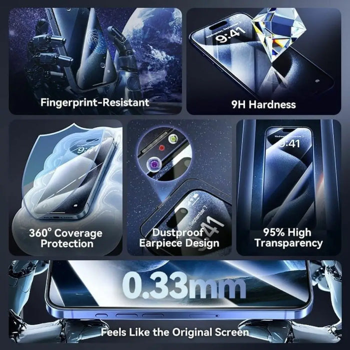 Протектор за екран на мобилен телефон от темперирано стъкло