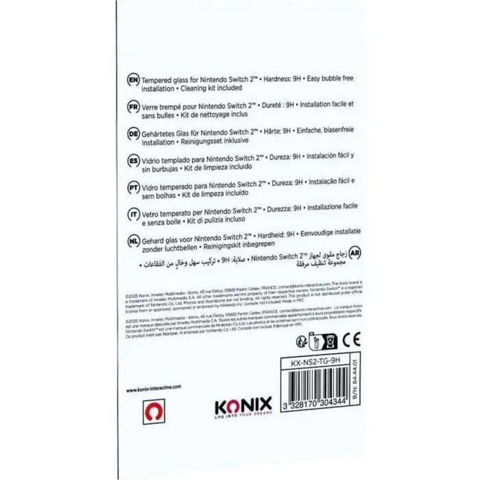 Протектор за екран за Nintendo Switch 2 KONIX