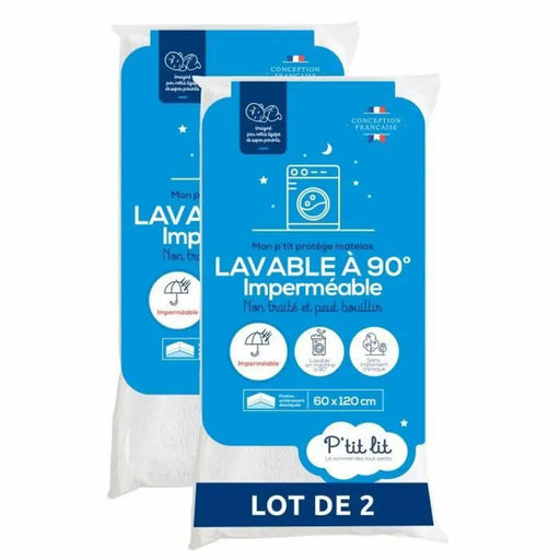 Протектор за ясла P’TIT LIT 70 x 140 cm Бял 25 Части (25