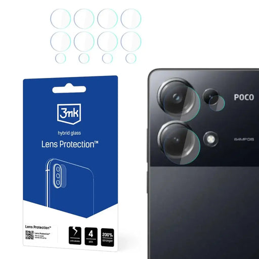 Протектори за камера 3mk Lens Protection™ за Poco M6 Pro 4G