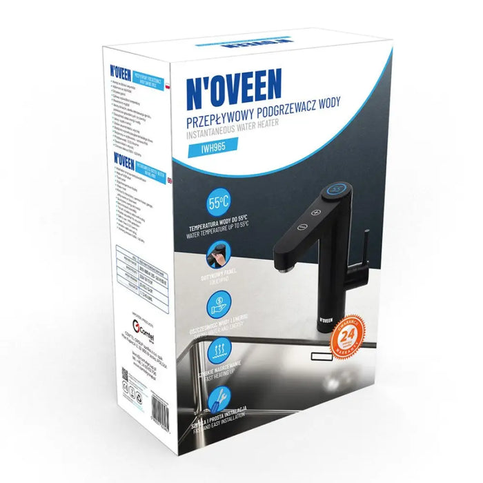 Проточен бойлер N’OVEEN IWH965 INOX BLACK